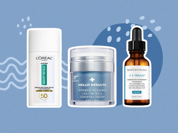 Luxury anti-aging skincare products